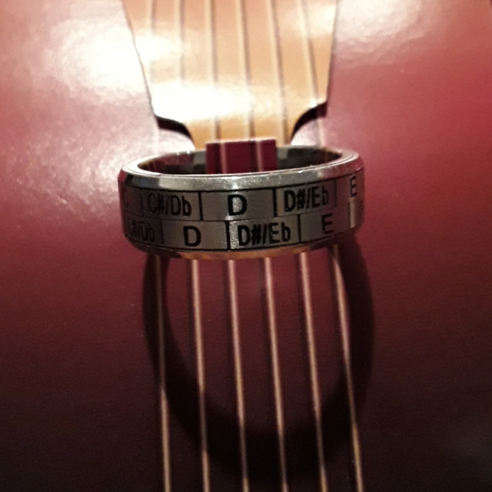 Musician Transposition Spinner Ring